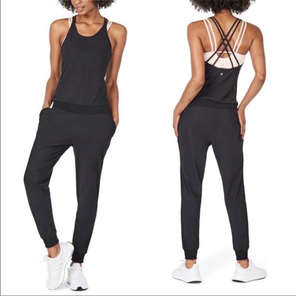 Sweaty Betty Black Beautify Jumpsuit size small